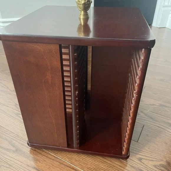 Bombay/Wooden CD Storage Rack & Carousel - Picture 3 of 8